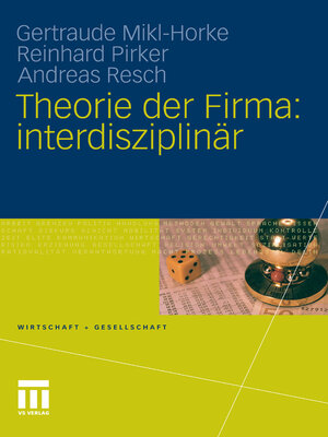 cover image of Theorie der Firma
